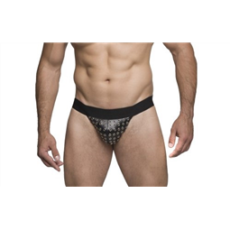 CUECA JOCK CIRRE C/ILHS PRATA -  SDS010