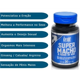 ESTIMULANTE SUPER MACHO MASCULINO EM CAPSULAS   - IN0114