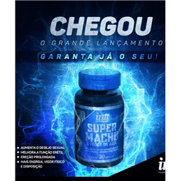 ESTIMULANTE SUPER MACHO MASCULINO EM CAPSULAS   - IN0114