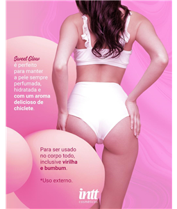 HIDRATANTE COM AROMA E SABOR DE CHICLETE SWEWT GLOW VIRILHA - IN0693