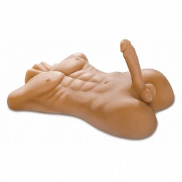 HOMEM MEIO CORPO EM CYBERSKIN PNIS COM VERTEBRA - 7,500 Kg.   5805 CORPO MASCULINO