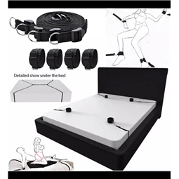 KIT BONDAGE DE AMARRA NA CAMA- 56800 ALGEMAS
