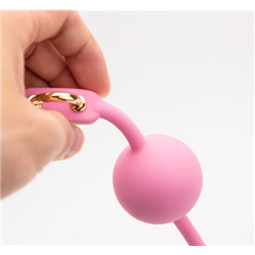 MORDAA BOLA ROSA, COURO SINTTICO E SILICONE CIRRGICO - 2539