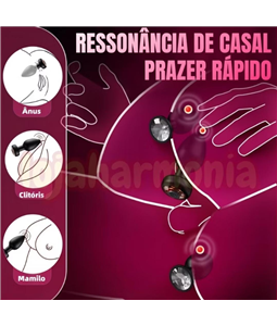 PLUG ANAL COM VIBRADOR E CONTROLE REMOTO - 2986