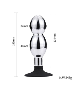 PLUG ANAL DE AO ESCALONADO COM VENTOSA MDIO - 7458