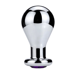 PLUG ANAL DE AO OVAL TAMANHO GRANDE  - 6356