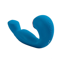 VIBRADOR COMMASSAGEM NO PONTO G E CLITRIS COM PULSAO - 2983