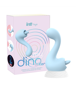 VIBRADOR DINO PARA PONTO G E CLITRIS COM ONDAS DE PRESSO SULGADOR COM LINGUA - IM0402