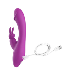 VIBRADOR DUPLO ESTIMULA PONTO G E CLITRIS - 7399