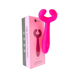 VIBRADOR PARA CASAL PENETRAO DUPLA AZUL - 61700AZUL