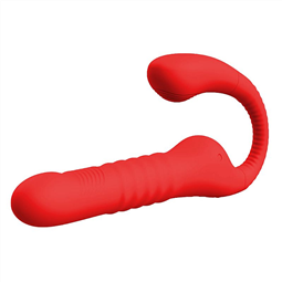 VIBRADOR PENETRADOR DE PONTO G E CLITRIS ROSA  - 7540